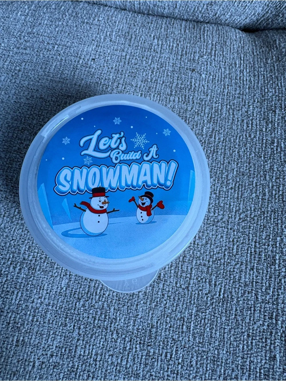 Let's Build A Snowman! DIY Snowman Kit - Blue